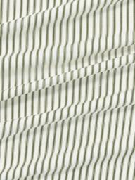 John Lewis Ticking Stripe Print Pair Lined Pencil Pleat Curtains - thumbnail 2