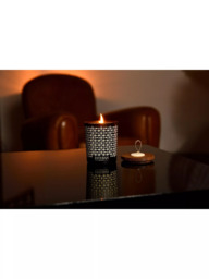 Esteban Teck & Tonka Decorated Scented Candle, 180g - thumbnail 2