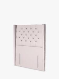 John Lewis Margot Winged Full Depth Upholstered Headboard, Single - thumbnail 2