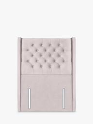 John Lewis Margot Winged Full Depth Upholstered Headboard, Single - thumbnail 1