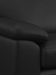 John Lewis Leather Loveseat, Light Leg - thumbnail 6