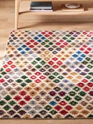 John Lewis Mori Geometric Floral Rug - thumbnail 2