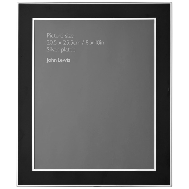 John Lewis Dart Photo Frame, Silver Plated - image 1
