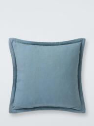 John Lewis Bordered Velvet Cushion - thumbnail 2