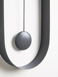 John Lewis Pendulum Metal Analogue Wall Clock, 50cm - thumbnail 3