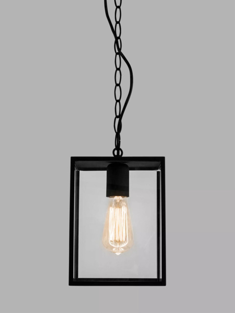 Astro Homefield Outdoor Pendant Ceiling Light, Black - image 1
