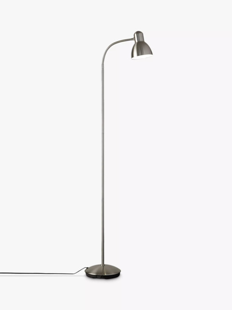 John Lewis Mykki LED Floor Lamp, Satin Nickel - image 1