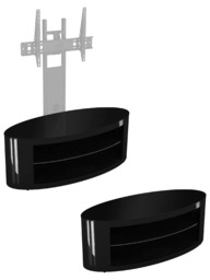 "AVF Affinity Premium Buckingham 1100 TV Stand For TVs Up To 55"", Black" - thumbnail 4