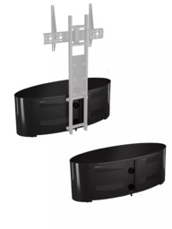 "AVF Affinity Premium Buckingham 1100 TV Stand For TVs Up To 55"", Black" - thumbnail 5