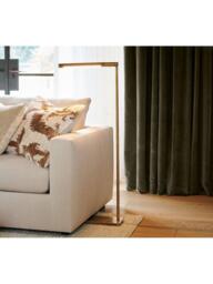 Pottery Barn Lawrence Floor Lamp, Vintage Brass - thumbnail 3