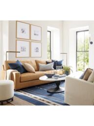Pottery Barn Lawrence Floor Lamp, Vintage Brass - thumbnail 6