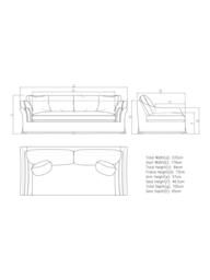 John Lewis Bude Grand 4 Seater Sofa - thumbnail 2