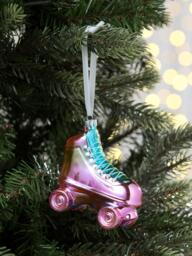 John Lewis The Enthusiast Roller Skate Bauble, Multi - thumbnail 2