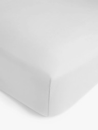 The Ultimate Collection Luxury Suvin Cotton & TENCEL, 900 Thread Count Deep Fitted Sheet, White - thumbnail 1