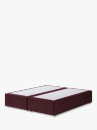 Hypnos Non-Sprung Upholstered 2 Drawer Divan Base, Super King Size