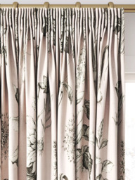 Clarke & Clarke Roseraie Made to Measure Curtains & Roman Blind, Blush - thumbnail 2