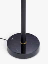 John Lewis Hector 3 Arm Floor Lamp, Antique Brass/Black - thumbnail 6