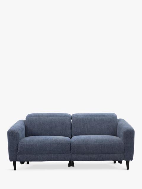 John Lewis OUTLET Glide Large 3 Seater Recliner Sofa, Like New, Navy Chenille - image 1