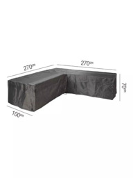 Pacific Aerocover Corner Garden Lounge Set Furniture Cover, 270cm, Anthracite - thumbnail 3