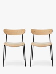 The Conran Shop Orby Dining Chair, Oak, Set of 2