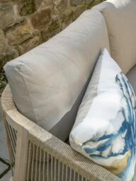 KETTLER Cora 3-Seater Garden Sofa, FSC-Certified (Acacia Wood), Smoke White - thumbnail 3