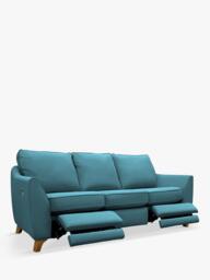 G Plan Vintage The Sixty Eight Large 3 Seater Sofa with Double Footrest Mechanism - thumbnail 1