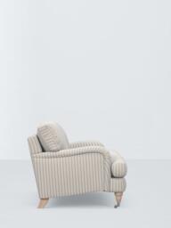 John Lewis Otley Medium 2 Seater Sofa, Light Leg, Ticking Stripe Green Version 2 - thumbnail 3