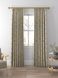 Morris & Co. Wilhelmina Weave Made to Measure Curtains or Roman Blind, Linen - thumbnail 3