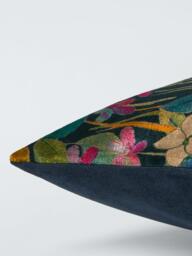 Liberty London Faria Flowers Cushion, Lichen - thumbnail 4