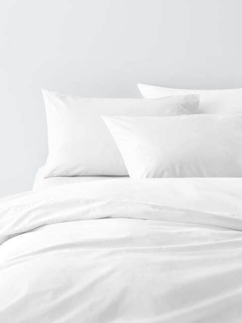 John Lewis Crisp & Fresh Cotton Rich 200 Thread Count Fitted Sheet - image 1