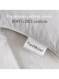 EarthKind Feather & Down Standard Pillow, Medium - thumbnail 2
