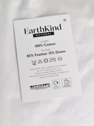 EarthKind Feather & Down Standard Pillow, Medium - thumbnail 6