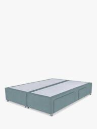 John Lewis Non-Sprung Upholstered Continental 2+2 Drawer Divan Base, Super King Size