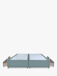 John Lewis Non-Sprung Upholstered Continental 2+2 Drawer Divan Base, Super King Size - thumbnail 4