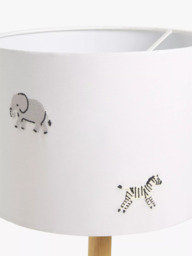 John Lewis Kids' Safari Embroided Ceiling and Lampshade, Dia.25cm - thumbnail 5