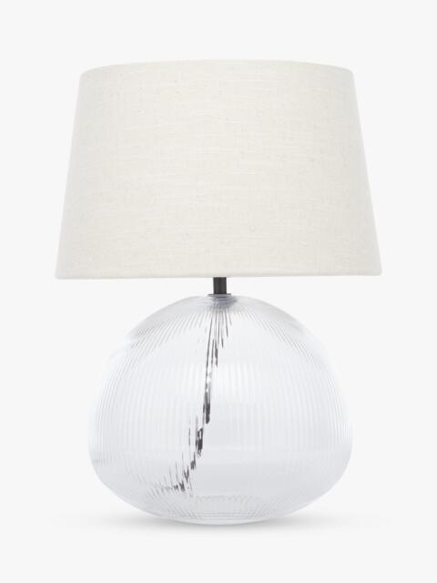 Neptune Malton Glass Base Table Lamp, Bronze - image 1