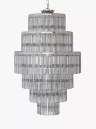 John Lewis Athenea Chandelier Ceiling Light, Smoke/Clear - thumbnail 5