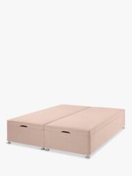 John Lewis Padded Top Upholstered Ottoman Storage Divan Base, Double