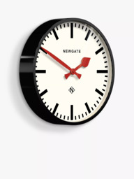 Newgate Clocks Putney Wall Clock, 45cm, Black - thumbnail 2