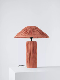 John Lewis Raffia Table Lamp - thumbnail 2