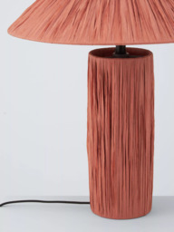 John Lewis Raffia Table Lamp - thumbnail 4