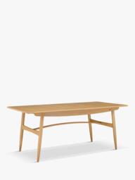 ercol Chartridge 6-8 Seater Extending Dining Table, Oak - thumbnail 1