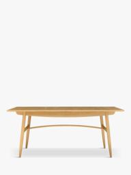 ercol Chartridge 6-8 Seater Extending Dining Table, Oak - thumbnail 2