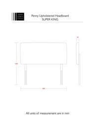 John Lewis Penny Upholstered Headboard, Super King Size - thumbnail 4
