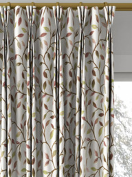 Voyage Cervino Made to Measure Curtains or Roman Blind, Cream Aubergine - thumbnail 6