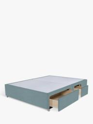 John Lewis Non-Sprung Upholstered Continental 2+2 Drawer Divan Base, Small Double - thumbnail 2