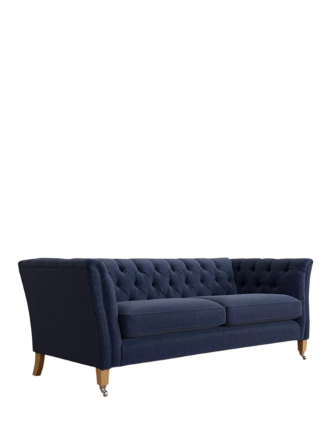 Laura Ashley Chatsworth Large 3 Seater Sofa, Oak Leg - image 1