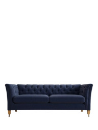 Laura Ashley Chatsworth Large 3 Seater Sofa, Oak Leg - thumbnail 3