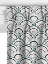 John Lewis Astra Embroidered Made to Measure Curtains or Roman Blind, Agave - thumbnail 5