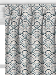 John Lewis Astra Embroidered Made to Measure Curtains or Roman Blind, Agave - thumbnail 4